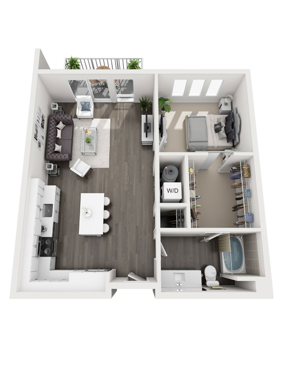 Plan 1 Bedroom – A2 1 Bedroom | 1 Bath | 799 sq. ft. Plan 1 Bedroom – A2 1 Bedroom | 1 Bath | 799 sq. ft.
