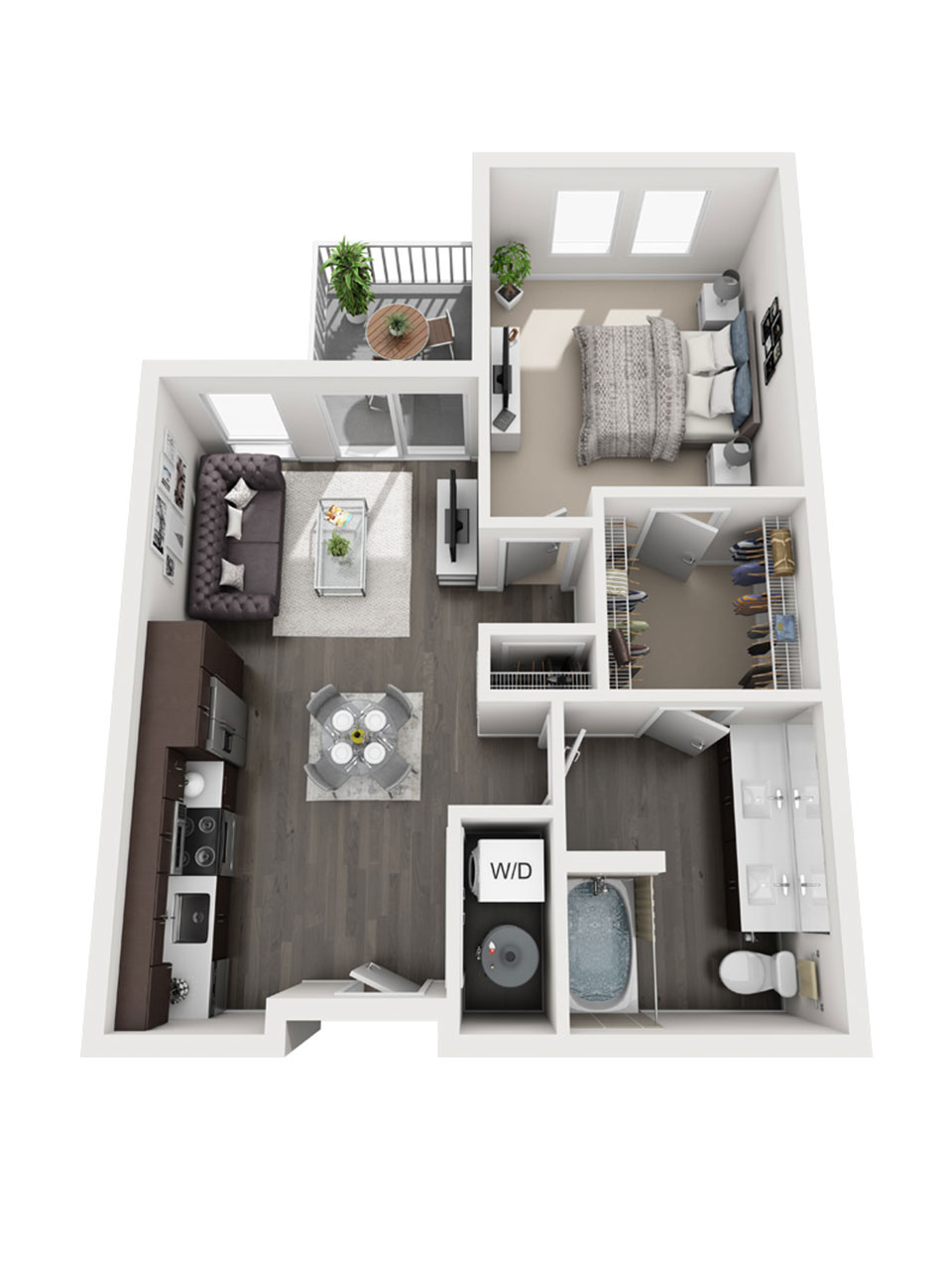 Plan 1 Bredroom – A8 1 Bedroom | 1 Bath | 699 sq. ft. Plan 1 Bredroom – A8 1 Bedroom | 1 Bath | 699 sq. ft.